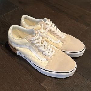 Beige Old School Vans